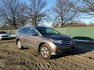 2013 Honda CR-V EX-L with VIN 5J6RM4H74DL040195, listed as a Copart auction lot 87580845 with 129,029 mi miles and Salvage Title. Bid and sale history available at carsss.com. Image 12.