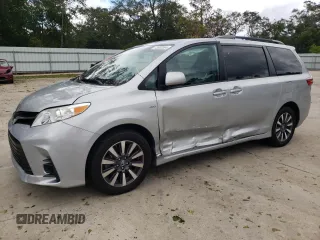 2019 Toyota Sienna LE with VIN 5TDJZ3DC6KS210862, listed as a Copart auction lot 73302064 with 113,768 mi miles and Salvage Title. Bid and sale history available at carsss.com. Image 1.