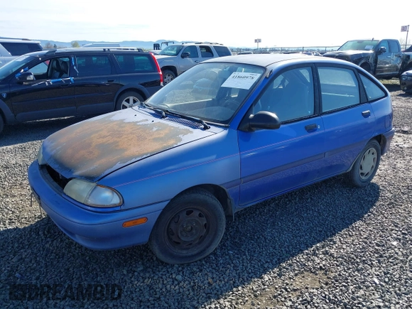 1995 Ford Aspire z VIN KNJLT06H7S6105536, wystawiony jako IAAI lot #41860978 z przebiegiem 66 132 mil mil oraz . Historia ofert i sprzedaży dostępna na DreamBid. Obrazek 2.