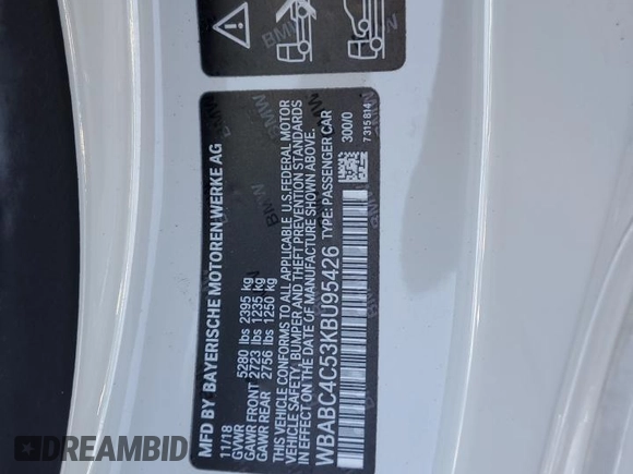 2019 BMW 8 Series M850i xDrive z VIN WBABC4C53KBU95426, wystawiony jako Copart lot #89221245 z przebiegiem Nie podano mil oraz Szkoda całkowita • Salvage title. Historia ofert i sprzedaży dostępna na DreamBid. Obrazek 15.