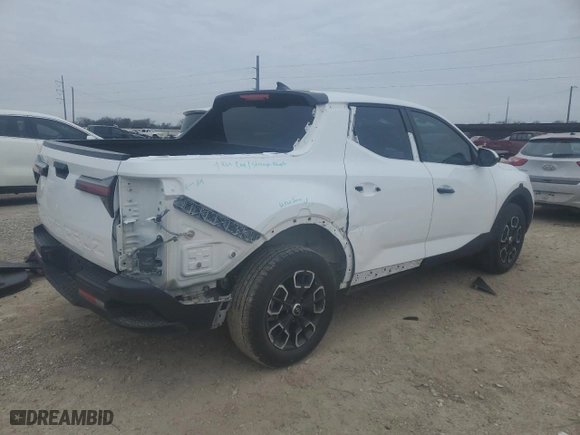 2022 Hyundai Santa Cruz SEL with VIN 5NTJB4AE6NH025545, listed as a Copart auction lot 89257935 with 34,629 mi miles and Salvage Title. Bid and sale history available at carsss.com. Image 3.