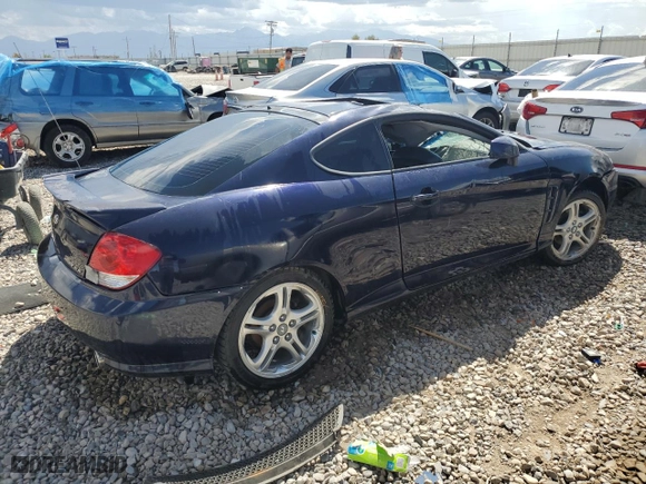 2006 Hyundai Tiburon GT with VIN KMHHN65FX6U191069, listed as a Copart auction lot 68652734 with 0 mi miles and Clean Title. Bid and sale history available at carsss.com. Image 3.