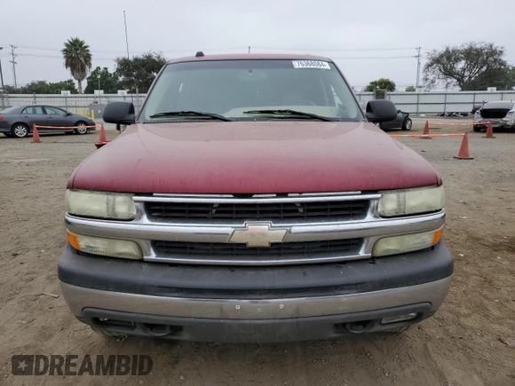 2004 Chevrolet Tahoe LS with VIN 1GNEK13Z14R288393, listed as a Copart auction lot 76368084 with 160,816 mi miles and Salvage Title. Bid and sale history available at carsss.com. Image 5.