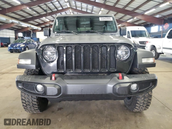 2021 Jeep Wrangler Unlimited Willys with VIN 1C4HJXDNXMW648849, listed as a Copart auction lot 55942895 with 28,240 mi miles and Salvage Title. Bid and sale history available at DreamBid. Image 5.
