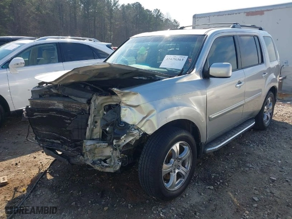 2013 Honda Pilot EX-L with VIN 5FNYF3H57DB016397, listed as a IAAI auction lot 41676363 with 146,754 mi miles. Bid and sale history available at carsss.com. Image 2.