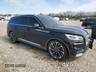 2020 Lincoln Aviator Reserve z VIN 5LM5J7XC8LGL26385, wystawiony jako Copart lot #45191005 z przebiegiem 62 050 mil mil oraz Szkoda całkowita • Salvage title. Historia ofert i sprzedaży dostępna na DreamBid. Obrazek 4.