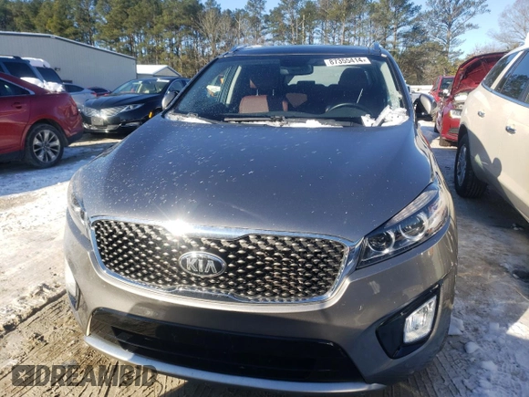 2018 Kia Sorento SX with VIN 5XYPKDA52JG416959, listed as a Copart auction lot 87355414 with 64,892 mi miles and Salvage Title. Bid and sale history available at DreamBid. Image 5.