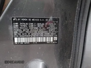 2015 Honda Fit EX-L with VIN 3HGGK5H84FM746734, listed as a IAAI auction lot 42280507 with Not provided miles and . Bid and sale history available at DreamBid. Image 9.