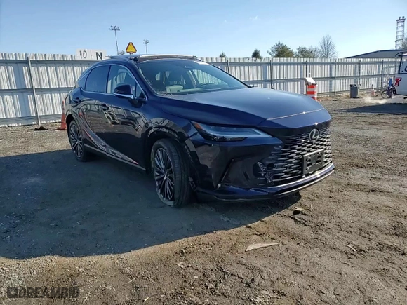 2025 Lexus RX with VIN JTJCJMGA5S2024704, listed as a Copart auction lot 45120315 with 645 mi miles and Salvage Title. Bid and sale history available at carsss.com. Image 12.