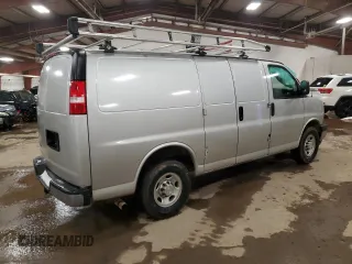 2019 Chevrolet Express Cargo Van with VIN 1GCWGAFG1K1330033, listed as a Copart auction lot 83733644 with 133,362 mi miles and Non Repairable. Bid and sale history available at carsss.com. Image 3.