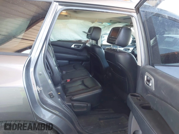 2017 Nissan Pathfinder S with VIN 5N1DR2MN1HC637381, listed as a IAAI auction lot 42101268 with 76,215 mi miles and . Bid and sale history available at DreamBid. Image 8.
