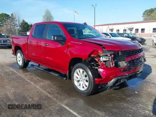2021 Chevrolet Silverado 1500 Custom with VIN 1GCPWBEK3MZ228496, listed as a IAAI auction lot 41898835 with 45,062 mi miles and . Bid and sale history available at DreamBid. Image 1.