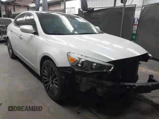 2014 Kia Cadenza Premium with VIN KNALN4D78E5132802, listed as a IAAI auction lot 41589953 with 149,147 mi miles. Bid and sale history available at carsss.com. Image 1.
