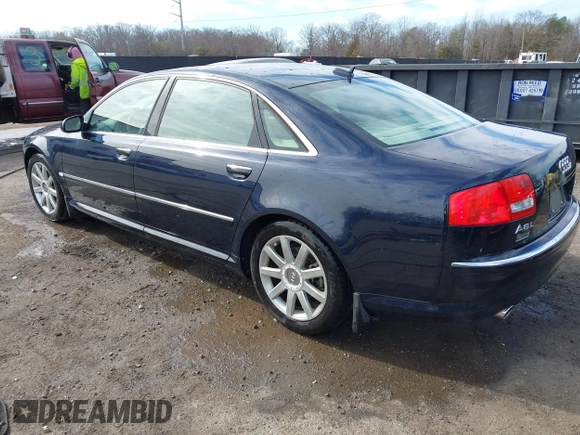 2005 Audi A8 L with VIN WAUML44E65N005541, listed as a IAAI auction lot 41488721 with 84,545 mi miles. Bid and sale history available at carsss.com. Image 3.