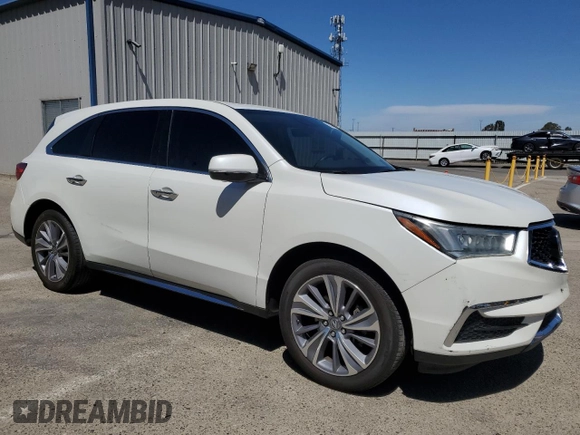 2017 Acura MDX Technology z VIN 5J8YD3H57HL000503, wystawiony jako Copart lot #58166335 z przebiegiem 94 313 mil mil oraz Czysty tytuł • Clean title. Historia ofert i sprzedaży dostępna na DreamBid. Obrazek 4.