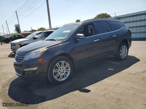 2015 Chevrolet Traverse LT with VIN 1GNKRGKD5FJ205976, listed as a Copart auction lot 48672195 with 151,821 mi miles and Salvage Title. Bid and sale history available at carsss.com. Image 1.