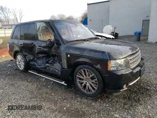 2011 Land Rover Range Rover SC Autobiography with VIN SALMP1E49BA330272, listed as a Copart auction lot 87019584 with 160,704 mi miles and Salvage title. Bid and sale history available at DreamBid. Image 4.