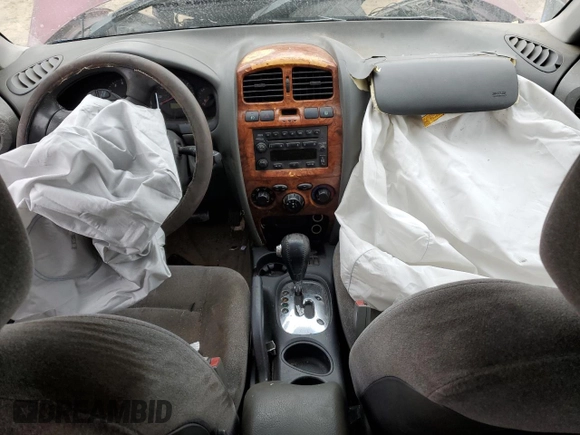 2003 Hyundai Santa Fe GLS with VIN KM8SC73D43U449794, listed as a Copart auction lot 43628875 with 0 mi miles and Salvage Title. Bid and sale history available at carsss.com. Image 8.