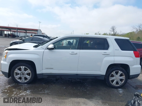 2017 GMC Terrain SLE with VIN 2GKALMEK6H6325093, listed as a IAAI auction lot 41876055 with 100,246 mi miles and . Bid and sale history available at carsss.com. Image 14.