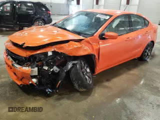 2015 Dodge Dart SXT with VIN 1C3CDFBB6FD300182, listed as a Copart auction lot 49958335 with 227,250 mi miles and Salvage Title. Bid and sale history available at carsss.com. Image 1.