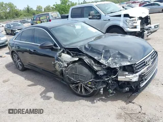 2019 Audi A6 Premium Plus z VIN WAUL2AF21KN059468, wystawiony jako IAAI lot #42085423 z przebiegiem 55 147 mil mil oraz . Historia ofert i sprzedaży dostępna na DreamBid. Obrazek 1.