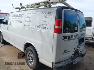 2006 Chevrolet Express Cargo with VIN 1GCFG15X561131770, listed as a IAAI auction lot 42676241 with 369,229 mi miles and . Bid and sale history available at DreamBid. Image 3.