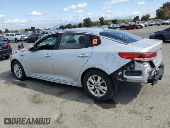 2017 Kia Optima LX with VIN KNAGT4L35H5163760, listed as a Copart auction lot 53472075 with 69,559 mi miles and Salvage Title. Bid and sale history available at carsss.com. Image 2.