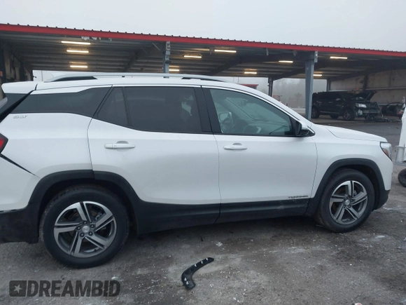 2021 GMC Terrain SLT with VIN 3GKALPEV9ML335473, listed as a IAAI auction lot 41065354 with 44,286 mi miles and . Bid and sale history available at DreamBid. Image 13.