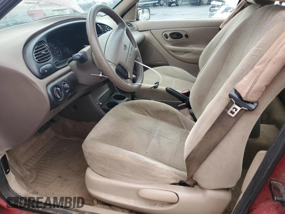 2000 Ford Contour SE Fleet z VIN 1FAFP6636YK142708, wystawiony jako Copart lot #77976124 z przebiegiem 126 879 mil mil oraz Szkody całkowita. Historia ofert i sprzedaży dostępna na DreamBid. Obrazek 7.
