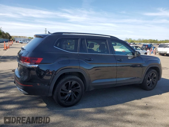 2023 Volkswagen Atlas SE with VIN 1V2KR2CA3PC521929, listed as a Copart auction lot 56293275 with 18,694 mi miles and Salvage title. Bid and sale history available at DreamBid. Image 3.