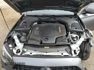 2023 Mercedes-Benz E 53 AMG with VIN W1KZF6BB5PB168809, listed as a Copart auction lot 63260164 with 9,666 mi miles and Salvage Title. Bid and sale history available at DreamBid. Image 12.