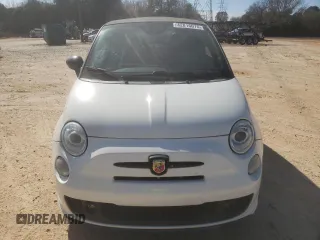 2013 FIAT 500 Abarth with VIN 3C3CFFJH1DT645322, listed as a Copart auction lot 42816075 with 114,007 mi miles and Salvage Title. Bid and sale history available at carsss.com. Image 5.
