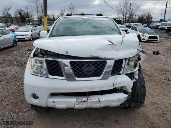 2005 Nissan Pathfinder LE with VIN 5N1AR18WX5C784262, listed as a Copart auction lot 50751655 with 171,796 mi miles and Salvage Title. Bid and sale history available at carsss.com. Image 5.