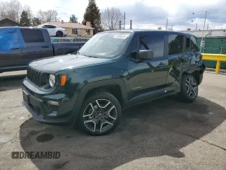 2021 Jeep Renegade Upland Edition with VIN ZACNJDAB1MPM46410, listed as a Copart auction lot 51080655 with 27,954 mi miles and Salvage Title. Bid and sale history available at carsss.com. Image 1.
