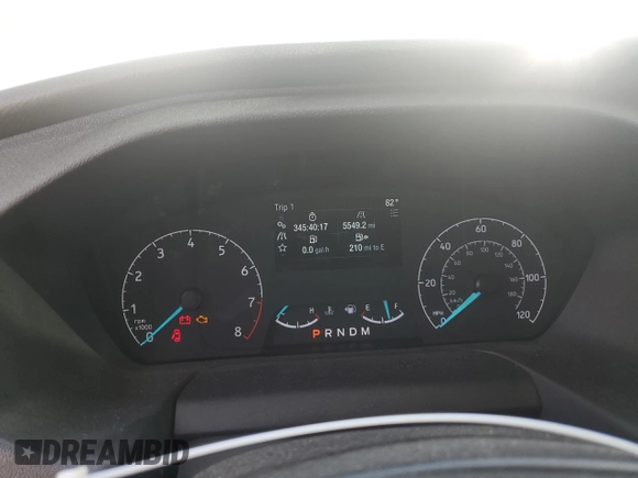 2024 Ford Transit Cargo with VIN 1FTYE1Y83RKA09653, listed as a Copart auction lot 50869985 with 5,549 mi miles and Salvage Title. Bid and sale history available at DreamBid. Image 9.