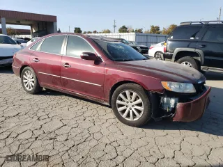 2009 Hyundai Azera Limited with VIN KMHFC46F09A372218, listed as a Copart auction lot 76896764 with 138,450 mi miles and Salvage Title. Bid and sale history available at carsss.com. Image 4.