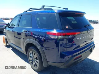 2024 Nissan Pathfinder SV with VIN 5N1DR3BA9RC201210, listed as a IAAI auction lot 42022861 with 26,068 mi miles and . Bid and sale history available at DreamBid. Image 3.