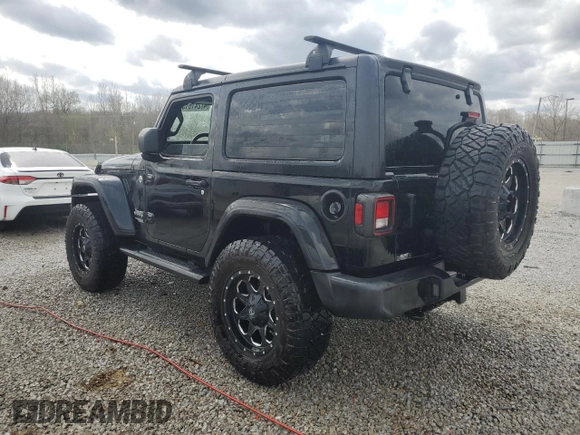 2021 Jeep Wrangler Sport with VIN 1C4GJXAN5MW677207, listed as a Copart auction lot 47241615 with Not Provided miles and Non Repairable. Bid and sale history available at DreamBid. Image 2.