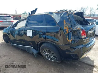 2013 Kia Sorento SX with VIN 5XYKW4A23DG351709, listed as a IAAI auction lot 41625749 with 1 mi miles. Bid and sale history available at carsss.com. Image 3.