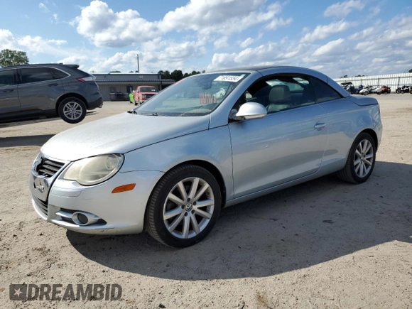 2007 Volkswagen Eos 2.0T with VIN WVWFA71F87V014941, listed as a Copart auction lot 71891554 with 104,884 mi miles and Clean Title. Bid and sale history available at DreamBid. Image 1.