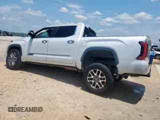 2024 Toyota Tundra 1794 Edition with VIN 5TFMC5DB7RX072710, listed as a Copart auction lot 57221845 with 18,763 mi miles and Clean title. Bid and sale history available at DreamBid. Image 2.