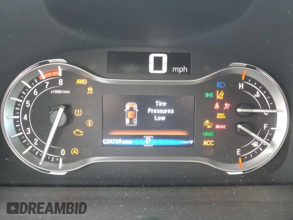 2023 Honda Ridgeline RTL-E with VIN 5FPYK3F79PB010418, listed as a Copart auction lot 62272845 with 39,739 mi miles and Salvage title. Bid and sale history available at DreamBid. Image 9.