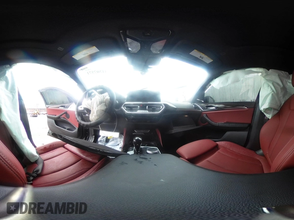 2023 BMW X4 xDrive30i z VIN 5UX33DT05P9R43464, wystawiony jako IAAI lot #41507571 z przebiegiem 32 914 mil mil oraz . Historia ofert i sprzedaży dostępna na DreamBid. Obrazek 18.