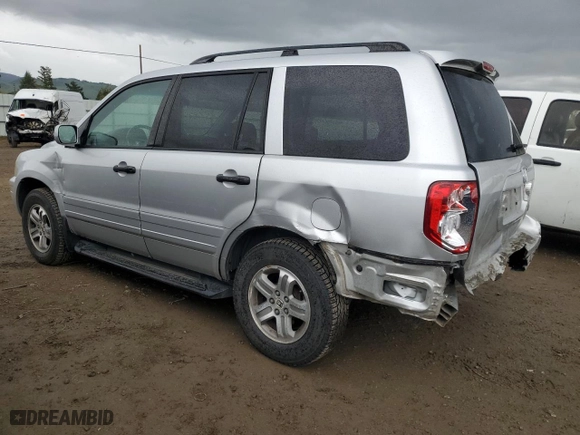 2005 Honda Pilot EX-L with NAVI with VIN 2HKYF18755H570319, listed as a Copart auction lot 51224255 with 222,193 mi miles and Salvage Title. Bid and sale history available at carsss.com. Image 2.