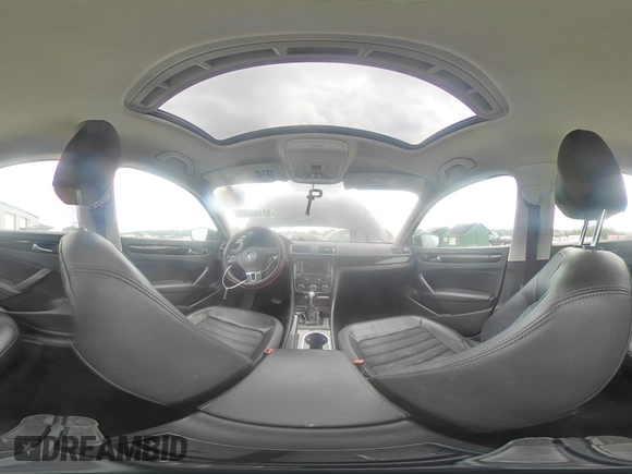2014 Volkswagen Passat SEL Premium with VIN 1VWCN7A30EC036693, listed as a Copart auction lot 59156245 with 136,939 mi miles and Salvage title. Bid and sale history available at DreamBid. Image 16.
