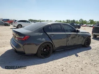 2024 BMW M3 Competition xDrive с VIN WBS43AY02RFS26756, выставлен на аукционе Copart как лот 52377425 с пробегом 7 468 миль миль и Списание • Salvage title. История ставок и продаж доступна на DreamBid. Изображение 3.