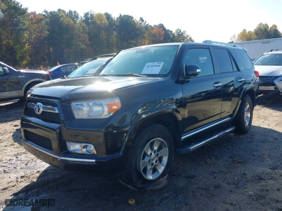 2011 Toyota 4Runner SR5 with VIN JTEZU5JR7B5022620, listed as a IAAI auction lot 40702968 with 158,449 mi miles. Bid and sale history available at carsss.com. Image 2.