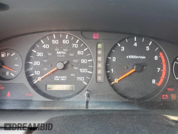2000 Nissan Frontier XE with VIN 1N6DD26SXYC393054, listed as a Copart auction lot 62410125 with 106,319 mi miles and Salvage title. Bid and sale history available at DreamBid. Image 9.