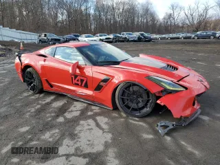 2017 Chevrolet Corvette Grand Sport 2LT with VIN 1G1YY2D78H5118271, listed as a Copart auction lot 88959095 with 0 mi miles and Salvage Title. Bid and sale history available at carsss.com. Image 4.