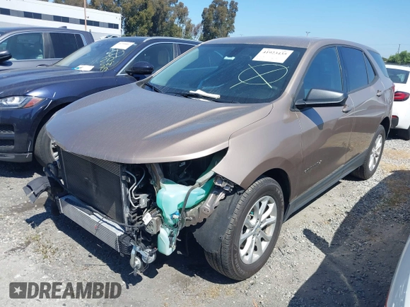 2019 Chevrolet Equinox LS with VIN 2GNAXHEV0K6202874, listed as a IAAI auction lot 41923435 with 75,453 mi miles and . Bid and sale history available at carsss.com. Image 18.